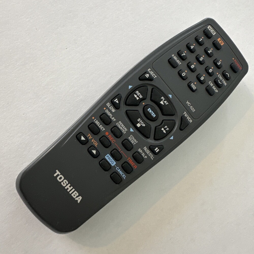 OEM Toshiba VC522 Remote for VCR W422 W522 W528  & more – Easy Replacement